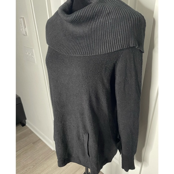 Evolution by Chaps Tops - 🔥3/$20🔥EVOLUTION by Chaps | Black Thermal with Fold-over Collar-Size Large